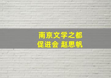 南京文学之都促进会 赵思帆